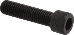 Made in USA - 1/4-28 UNF Hex Socket Drive, Socket Cap Screw - Alloy Steel, Black Oxide Finish, Fully Threaded, 1" Length Under Head - Apex Tool & Supply