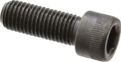 Made in USA - 5/16-24 UNF Hex Socket Drive, Socket Cap Screw - Alloy Steel, Black Oxide Finish, Fully Threaded, 7/8" Length Under Head - Apex Tool & Supply