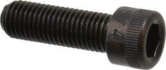 Made in USA - 5/16-24 UNF Hex Socket Drive, Socket Cap Screw - Alloy Steel, Black Oxide Finish, Fully Threaded, 1" Length Under Head - Apex Tool & Supply