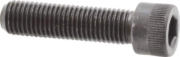 Made in USA - 5/16-24 UNF Hex Socket Drive, Socket Cap Screw - Alloy Steel, Black Oxide Finish, Fully Threaded, 1-1/4" Length Under Head - Apex Tool & Supply