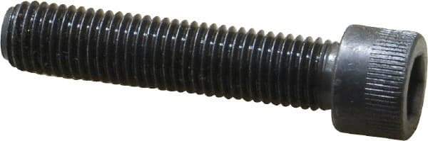 Made in USA - 5/16-24 UNF Hex Socket Drive, Socket Cap Screw - Alloy Steel, Black Oxide Finish, Fully Threaded, 1-1/2" Length Under Head - Apex Tool & Supply