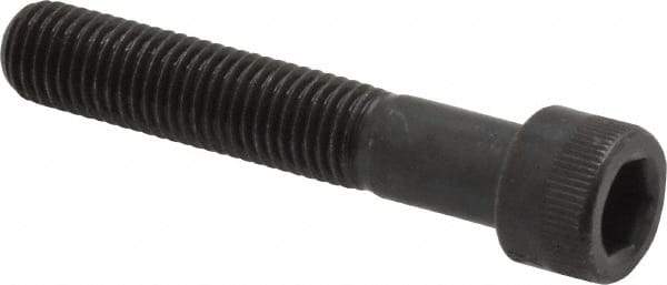 Made in USA - 5/16-24 UNF Hex Socket Drive, Socket Cap Screw - Alloy Steel, Black Oxide Finish, Partially Threaded, 1-3/4" Length Under Head - Apex Tool & Supply