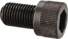 Made in USA - 3/8-24 UNF Hex Socket Drive, Socket Cap Screw - Alloy Steel, Black Oxide Finish, Fully Threaded, 5/8" Length Under Head - Apex Tool & Supply