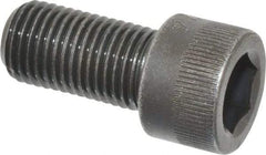 Made in USA - 3/8-24 UNF Hex Socket Drive, Socket Cap Screw - Alloy Steel, Black Oxide Finish, Fully Threaded, 3/4" Length Under Head - Apex Tool & Supply