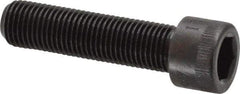 Made in USA - 3/8-24 UNF Hex Socket Drive, Socket Cap Screw - Alloy Steel, Black Oxide Finish, Fully Threaded, 1-1/2" Length Under Head - Apex Tool & Supply
