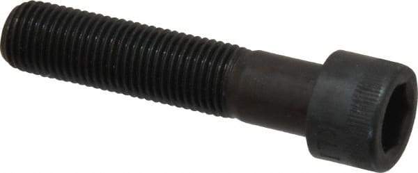 Made in USA - 3/8-24 UNF Hex Socket Drive, Socket Cap Screw - Alloy Steel, Black Oxide Finish, Partially Threaded, 1-3/4" Length Under Head - Apex Tool & Supply