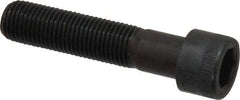 Made in USA - 3/8-24 UNF Hex Socket Drive, Socket Cap Screw - Alloy Steel, Black Oxide Finish, Partially Threaded, 1-3/4" Length Under Head - Apex Tool & Supply