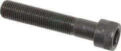 Made in USA - 3/8-24 UNF Hex Socket Drive, Socket Cap Screw - Alloy Steel, Black Oxide Finish, Partially Threaded, 2" Length Under Head - Apex Tool & Supply