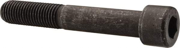 Made in USA - 3/8-24 UNF Hex Socket Drive, Socket Cap Screw - Alloy Steel, Black Oxide Finish, Partially Threaded, 2-1/4" Length Under Head - Apex Tool & Supply