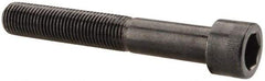Made in USA - 3/8-24 UNF Hex Socket Drive, Socket Cap Screw - Alloy Steel, Black Oxide Finish, Partially Threaded, 2-1/2" Length Under Head - Apex Tool & Supply