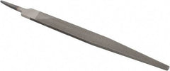 Value Collection - 13-3/32" Long, Second Cut, Warding American-Pattern File - Double Cut, 0.2" Overall Thickness, Tang - Apex Tool & Supply
