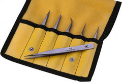 Aven - Titanium Bonded Tweezer Set - 1 Piece - Apex Tool & Supply