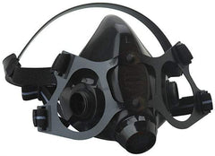 North - Series 7700, Size L Half Mask Respirator - 2-Point Suspension, Threaded Connection - Apex Tool & Supply