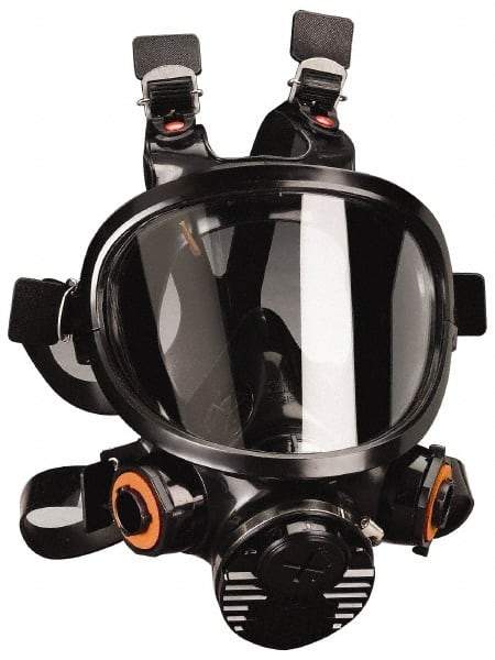 3M - Series 7800S, Size M Full Face Respirator - 6-Point Suspension, Bayonet & DIN Connection - Apex Tool & Supply