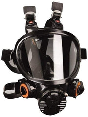 3M - Series 7800S, Size M Full Face Respirator - 6-Point Suspension, Bayonet & DIN Connection - Apex Tool & Supply