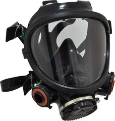 3M - Series 7800S, Size L Full Face Respirator - 6-Point Suspension, Bayonet & DIN Connection - Apex Tool & Supply