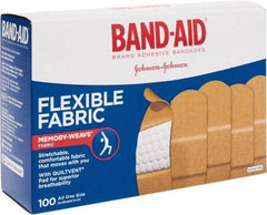 Johnson & Johnson - 3" Long x 1" Wide, General Purpose Self-Adhesive Bandage - Woven Fabric Bandage - Apex Tool & Supply