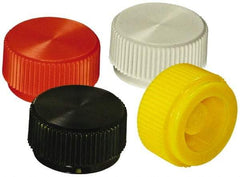 Made in USA - Knurled Plastic Thumb Screw - 5/16" OAL, 5/16" Head Diam x 11/64" Head Height - Apex Tool & Supply