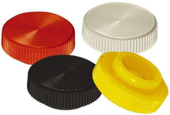 Made in USA - Knurled Plastic Thumb Screw - 13mm OAL, 13mm Head Diam x 5.5mm Head Height - Apex Tool & Supply