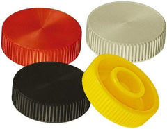 Made in USA - Knurled Plastic Thumb Screw - 26mm OAL, 26mm Head Diam x 7.8mm Head Height - Apex Tool & Supply