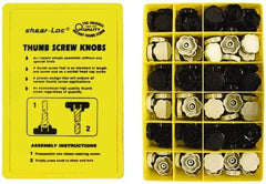 Made in USA - 150 Piece, Screw Assortment - Rosette Head - Apex Tool & Supply