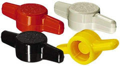 Made in USA - Tee Plastic Thumb Screw - 38mm Head Diam x 10mm Head Height - Apex Tool & Supply