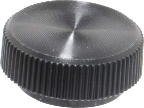 Made in USA - Knurled Plastic Thumb Screw - 13mm OAL, 13mm Head Diam x 5.5mm Head Height - Apex Tool & Supply