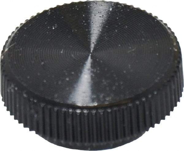 Made in USA - Knurled Plastic Thumb Screw - 16mm OAL, 16mm Head Diam x 6.5mm Head Height - Apex Tool & Supply