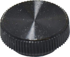 Made in USA - Knurled Plastic Thumb Screw - 16mm OAL, 16mm Head Diam x 6.5mm Head Height - Apex Tool & Supply