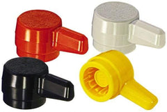 Made in USA - L Plastic Thumb Screw - 27/32" OAL, 27/32" Head Diam x 17/32" Head Height - Apex Tool & Supply