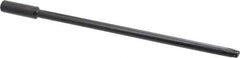 Allied Machine and Engineering - Series 0, 33/64 to 11/16" Diam, 3/4" Diam Straight Shank, Straight Flute Spade Drill - 11-5/8" Max Depth, 12-35/64" Body Length, 14-13/16" OAL, Long Length, Through Coolant - Apex Tool & Supply
