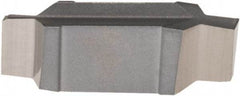 Iscar - 104000GIP Grade IC20, 1.04mm Cutting Width Carbide Grooving Insert - 2mm Max Depth of Cut, Neutral, Uncoated - Apex Tool & Supply