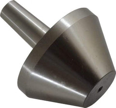 Riten - 4MT Taper, 1 to 2-1/4" Point Diam, Hardened Tool Steel Lathe Bull Nose Point - 1-9/16" OAL - Apex Tool & Supply