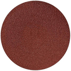 Sait - 10" Diam, 100 Grit Aluminum Oxide Adhesive PSA Disc - Fine Grade, X Weighted Cloth Backing, For Disc Sanders - Apex Tool & Supply