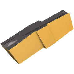Iscar - 423010GIP Grade IC20, 4.23mm Cutting Width Carbide Grooving Insert - 13mm Max Depth of Cut, Neutral, 0.1mm Corner Radius, Uncoated - Apex Tool & Supply