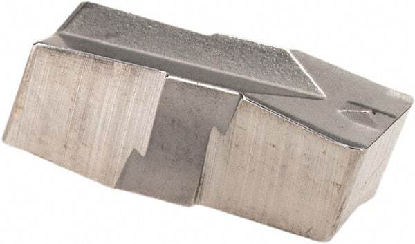 Iscar - 478E055GIP Grade IC20, 4.78mm Cutting Width Carbide Grooving Insert - 13mm Max Depth of Cut, Neutral, 0.55mm Corner Radius, Uncoated - Apex Tool & Supply