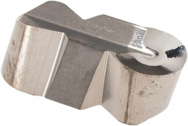 Iscar - 600300GIPA Grade IC20, 6mm Cutting Width Carbide Grooving Insert - 3mm Max Depth of Cut, Neutral, 3mm Corner Radius, Uncoated - Apex Tool & Supply