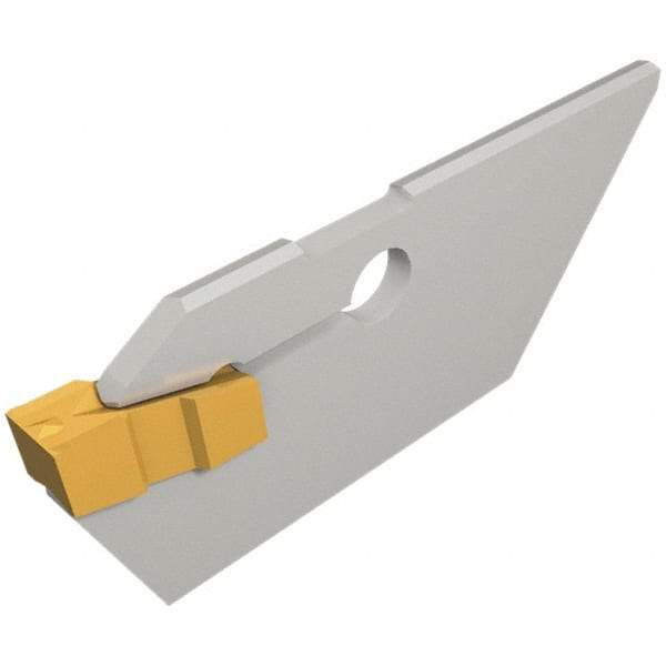 Iscar - 3.6 to 4.5mm Groove Width, 20mm Max Depth of Cut, Neutral Cut, CGHN Indexable Grooving Blade - Multiple Insert Styles, Series Cut Grip - Apex Tool & Supply