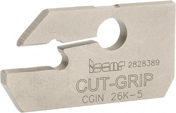 Iscar - 4.4 to 6.4mm Groove Width, 15mm Max Depth of Cut, Neutral Cut, CGIN Indexable Grooving Blade - GIFI, GIFI-E, GIFI-E (Full Radius), GINI-E, GIPI, GIPI (Full Radius), GIPI-E, TIPI-MT Insert Style, Series Cut Grip - Apex Tool & Supply