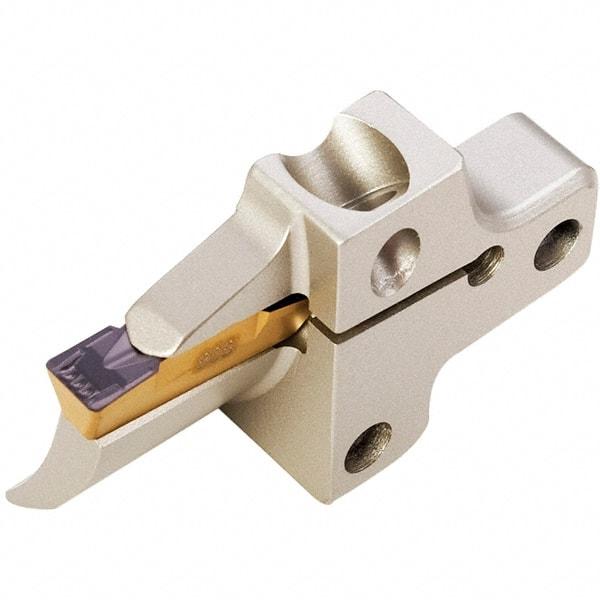 Iscar - Right Hand Cut, 8mm Insert Width, Cutoff & Grooving Support Blade for Indexables - 25mm Max Depth of Cut - Apex Tool & Supply