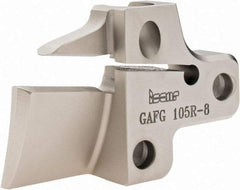 Iscar - Right Hand Cut, 8mm Insert Width, Cutoff & Grooving Support Blade for Indexables - 25mm Max Depth of Cut - Apex Tool & Supply