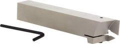 Iscar - External Thread, 0.67" Max Depth of Cut, 0.016" Min Groove Width, 6" OAL, Left Hand Indexable Grooving Cutoff Toolholder - 1" Shank Height x 1" Shank Width, GI.. Insert Style, GHG Toolholder Style, Series Cut Grip - Apex Tool & Supply