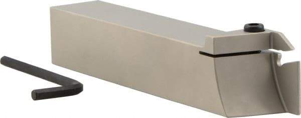Iscar - External Thread, 0.79" Max Depth of Cut, 0.118" Min Groove Width, 7" OAL, Right Hand Indexable Grooving Cutoff Toolholder - 1-1/4" Shank Height x 1-1/4" Shank Width, GI.. Insert Style, GHG Toolholder Style, Series Cut Grip - Apex Tool & Supply