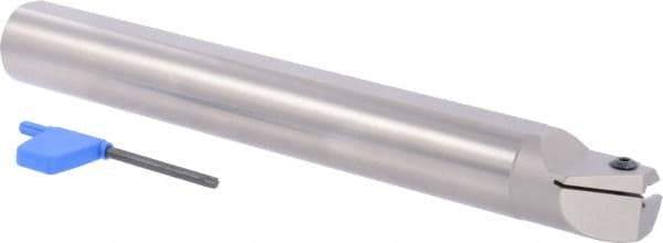 Iscar - 1.52" Min Bore Diam, 10" OAL, 1-1/4" Shank Diam, GHI Indexable Boring Bar - GI.. Insert - Apex Tool & Supply