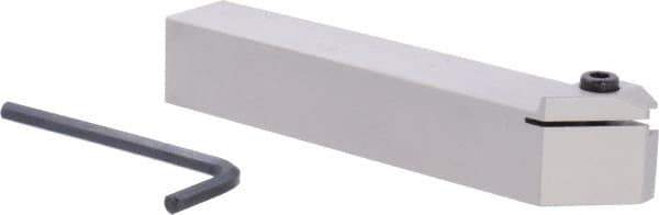Iscar - GHM, External, Right Hand, 0.189" Max Depth of Cut, 1/4" Max Groove Width, Indexable Grooving Tool Holder - GI.. Insert Compatibility, 1" Shank Height, 1" Shank Width, 6" OAL - Apex Tool & Supply