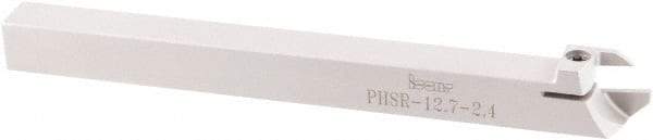 Iscar - PHS, External, Right Hand, 1/2" Max Depth of Cut, 3/32 to 1/8" Groove Width, Indexable Grooving Tool Holder - GDMW 2.4 Insert Compatibility, 1/2" Shank Height, 1/2" Shank Width, 5.9" OAL - Apex Tool & Supply