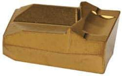 Iscar - 6GFF Grade IC656, 6mm Cutting Width Carbide Cut-Off Insert - Neutral, 0.25mm Corner Radius, TiC/TiCN/TiN Finish - Apex Tool & Supply