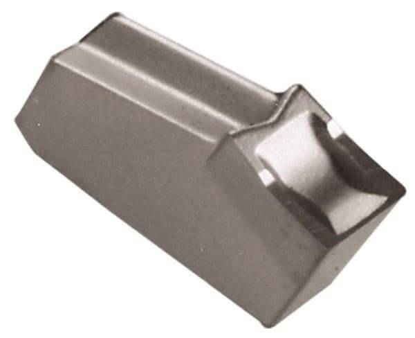 Iscar - GFR S IC354 Grade, 0.1181" Cutting Width, Carbide Cutoff Insert - 8° Right Hand Lead Angle, 0.0012" Cnr Rad, TiCN Coated, Single End - Apex Tool & Supply
