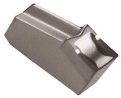 Iscar - GFR S IC354 Grade, 0.1181" Cutting Width, Carbide Cutoff Insert - 8° Right Hand Lead Angle, 0.0012" Cnr Rad, TiCN Coated, Single End - Apex Tool & Supply