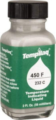 Tempil - 450°F Temp Indicating Liquid - 2 Ounce Container, 232°C - Apex Tool & Supply